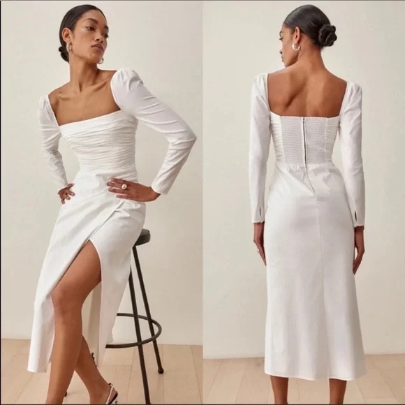 Reformation Isaac Dress, Size 6, *CUSTOM DYED* - Picture 5 of 5